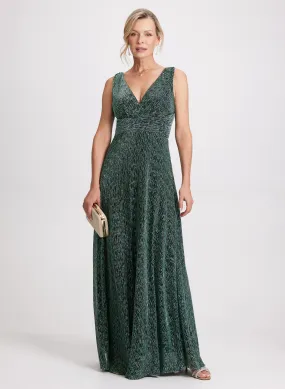 Iridescent Crossneck Dress