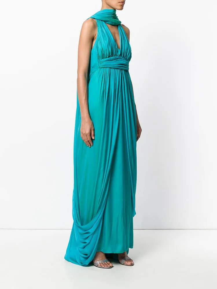 Iridescent Silk Gown