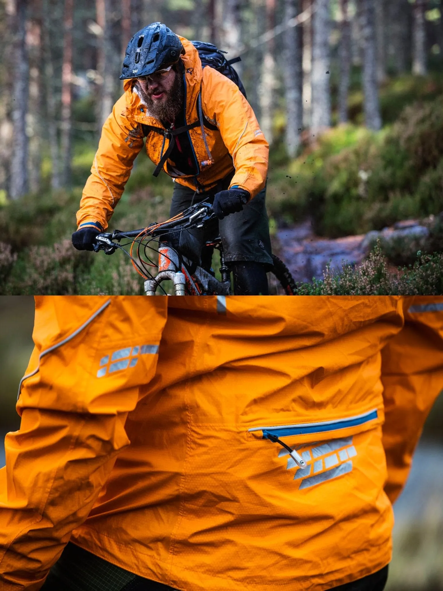Keela Outdoors -  Keela Mens Saxon Waterproof, Breathable lightweight Jacket / coat with hood