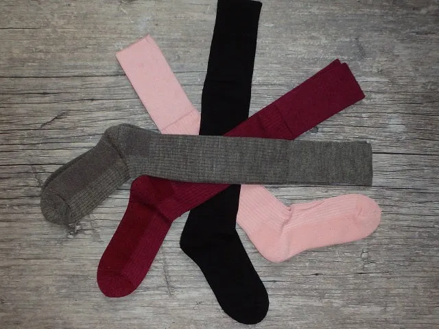 Knee-High Lightweight Alpaca Socks