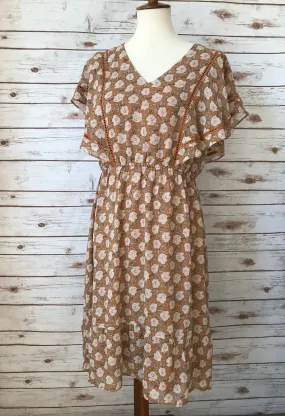 Lauren Yellow Floral Dress