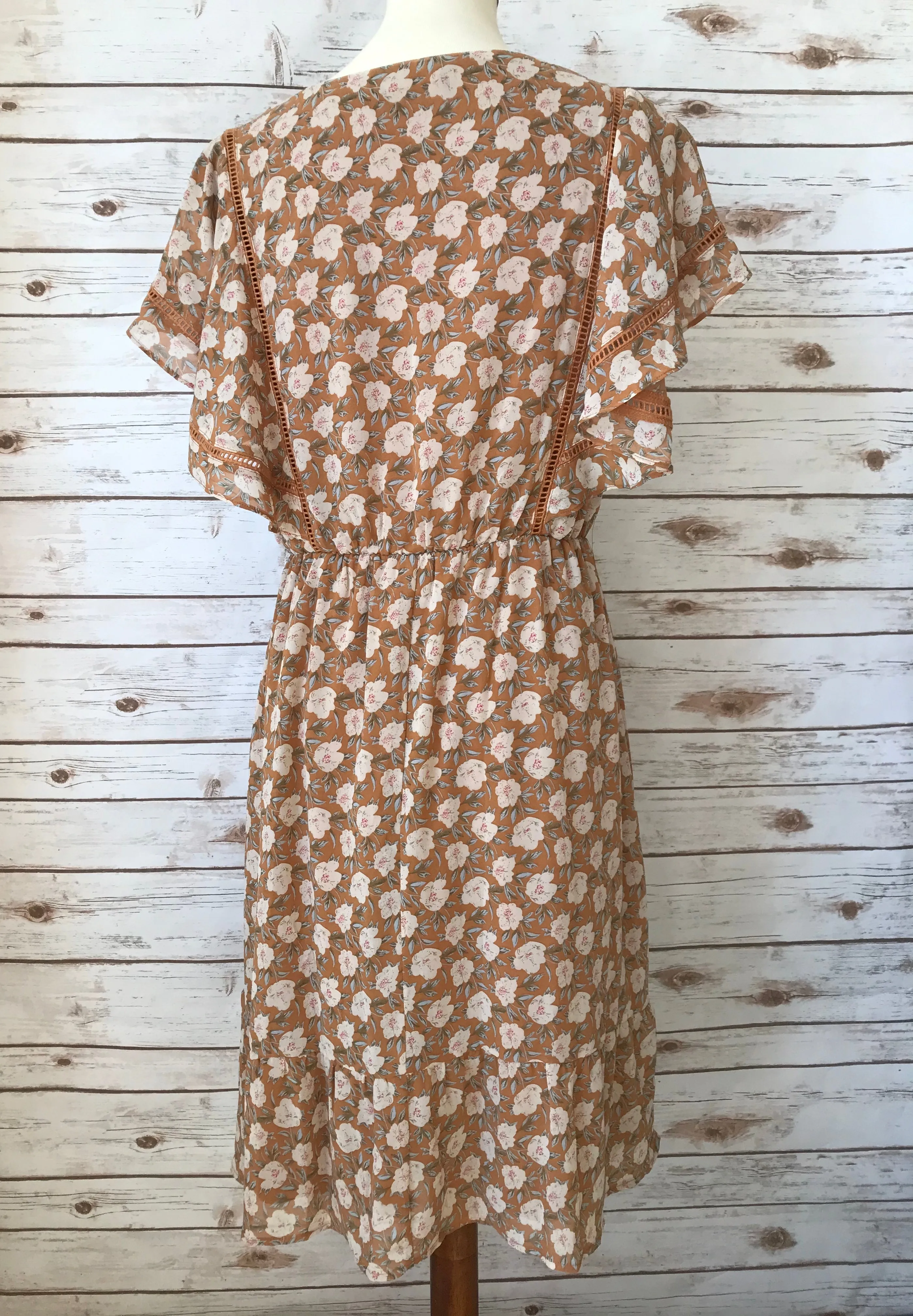Lauren Yellow Floral Dress