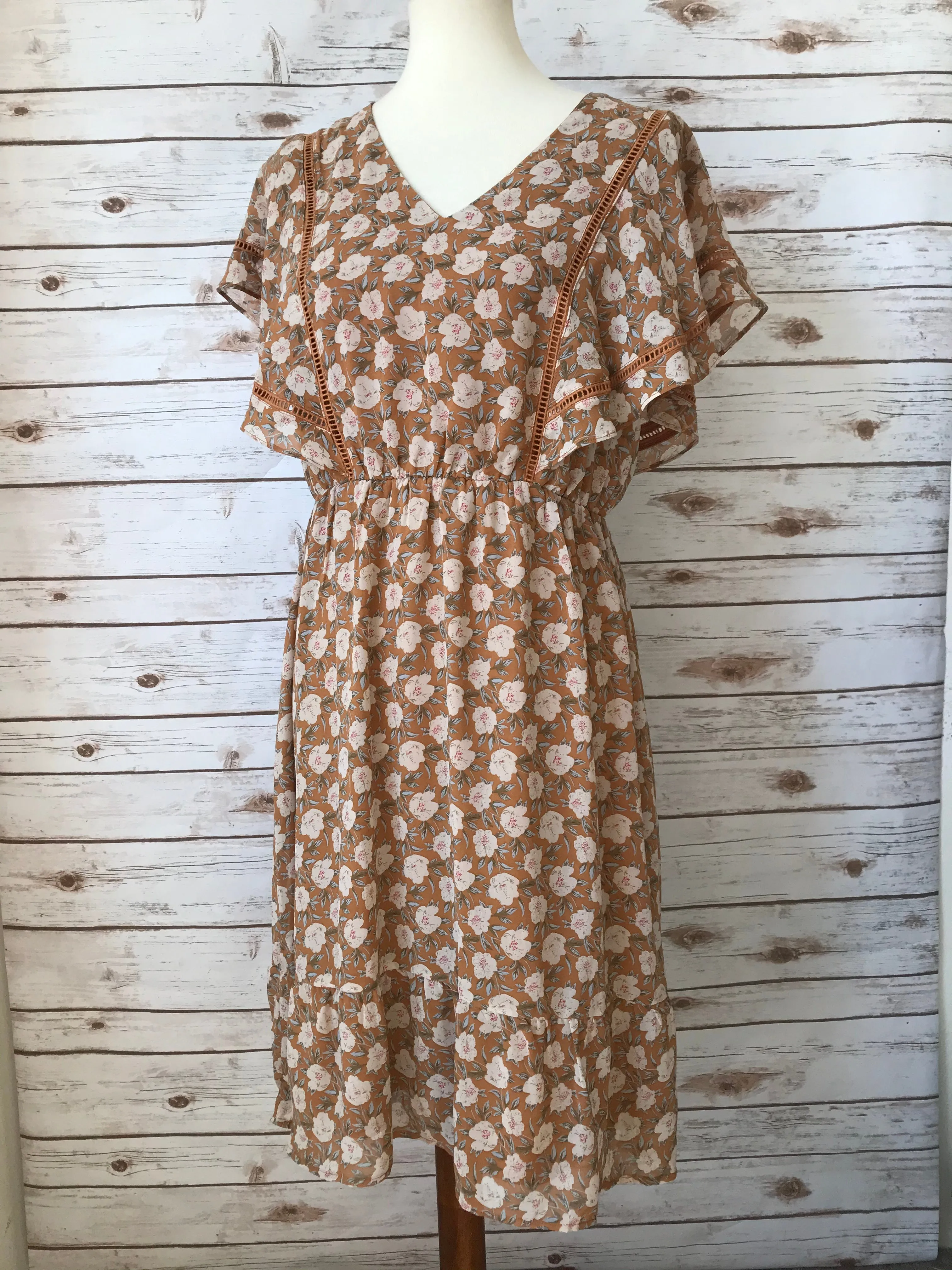 Lauren Yellow Floral Dress