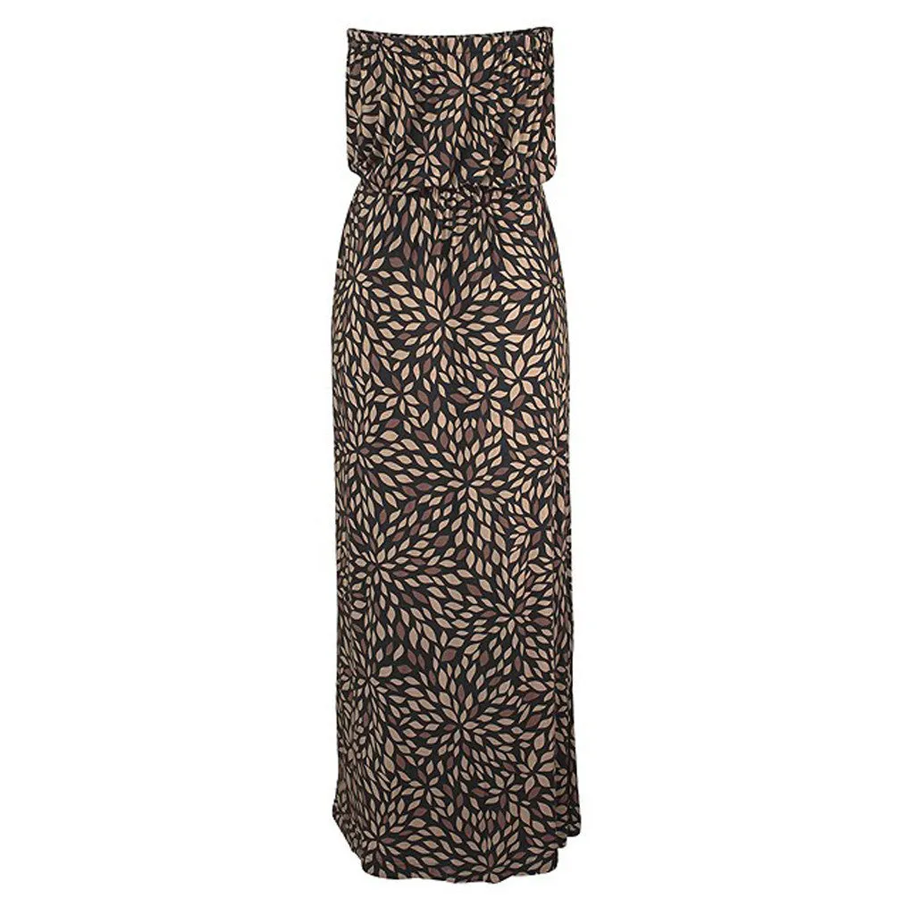Leaf Patterns fashion lightweight Summer Dress