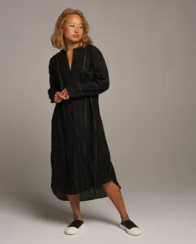 Lightweight Longsleeve Stripe Dress