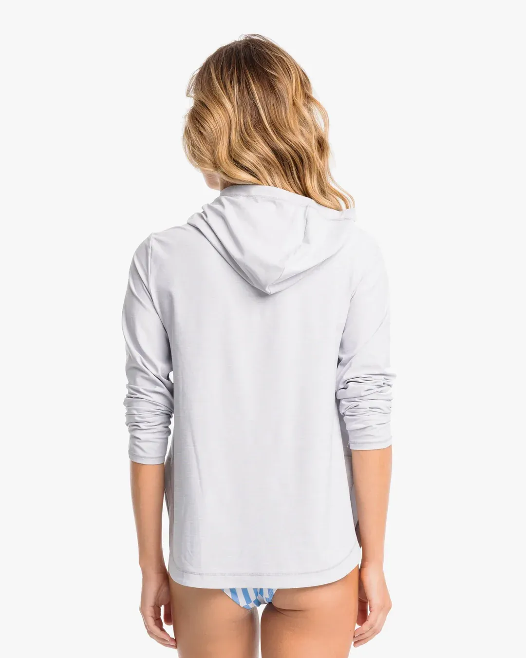 Linley brrr Performance Hoodie by Southern Tide - Platinum Grey