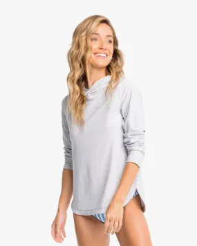 Linley brrr Performance Hoodie by Southern Tide - Platinum Grey