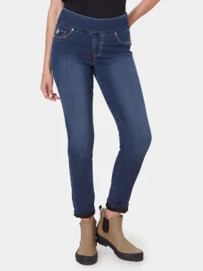 Lois Darkstone Liette Skinny Lined Pull On Jean