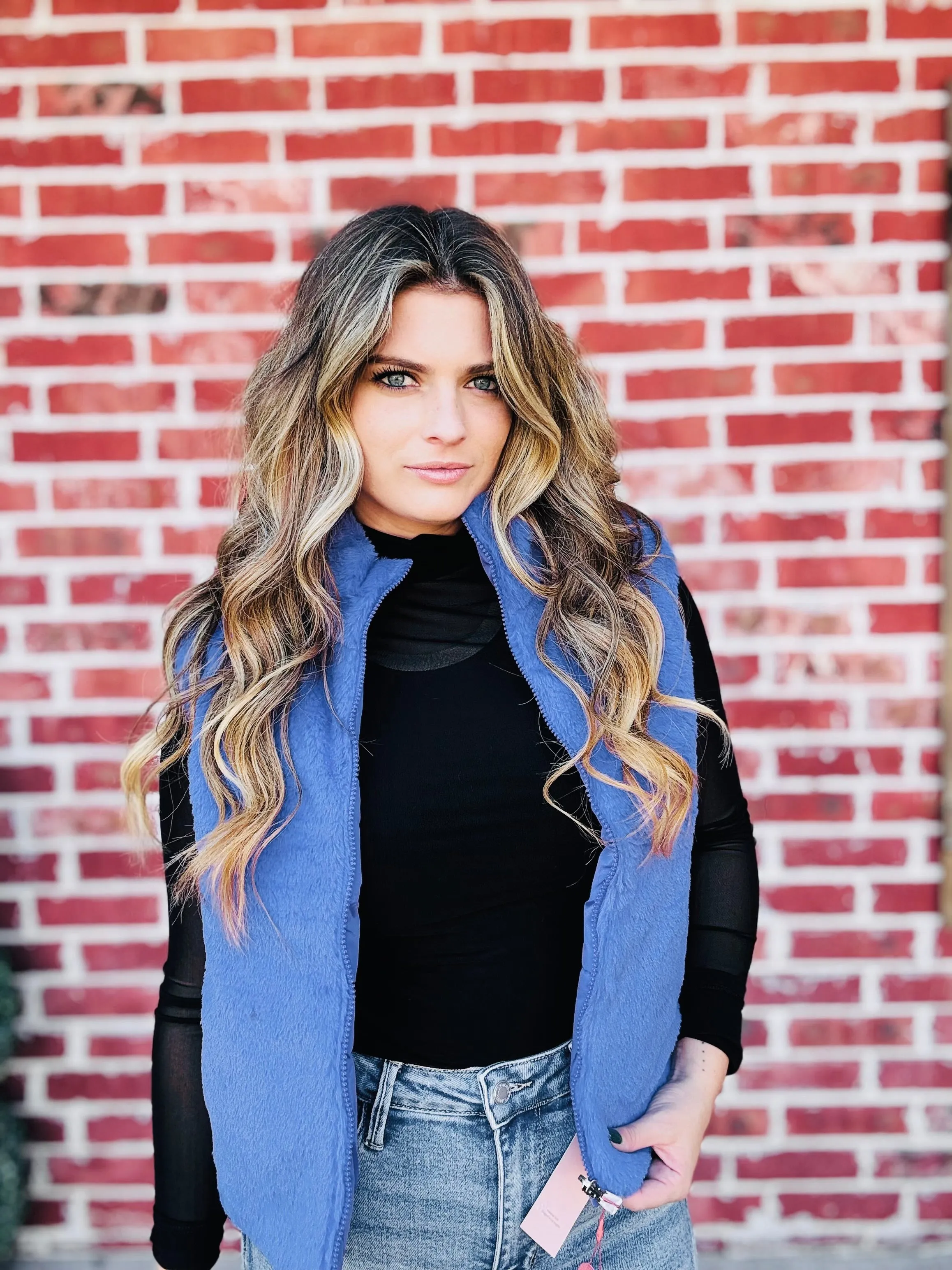 Luxe Layers Reversible Vest - Purple