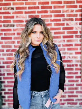 Luxe Layers Reversible Vest - Purple