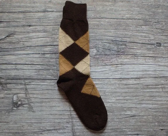 LW Argyle Dress Socks