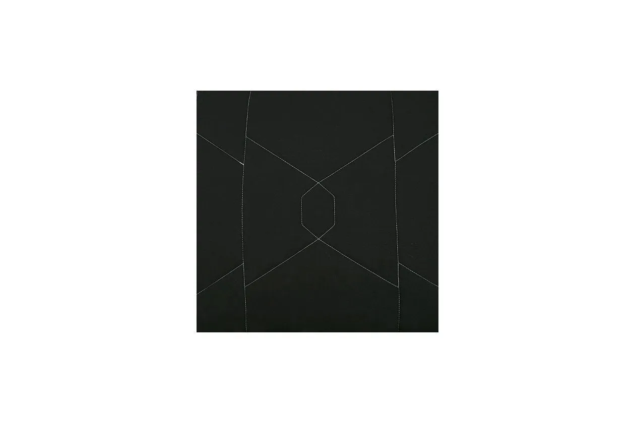 Meliora Black/White/Gray Twin Quilt Set