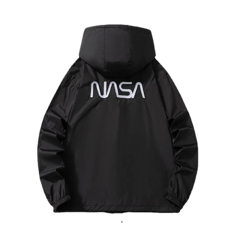 NASA Varsity Jacket Embroidered Coat Men's Jacket Breathable Sun Protection Clothes