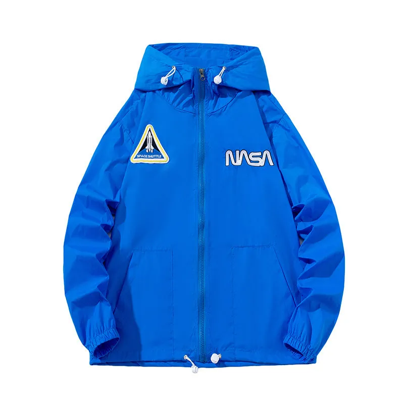 NASA Varsity Jacket Embroidered Coat Men's Jacket Breathable Sun Protection Clothes