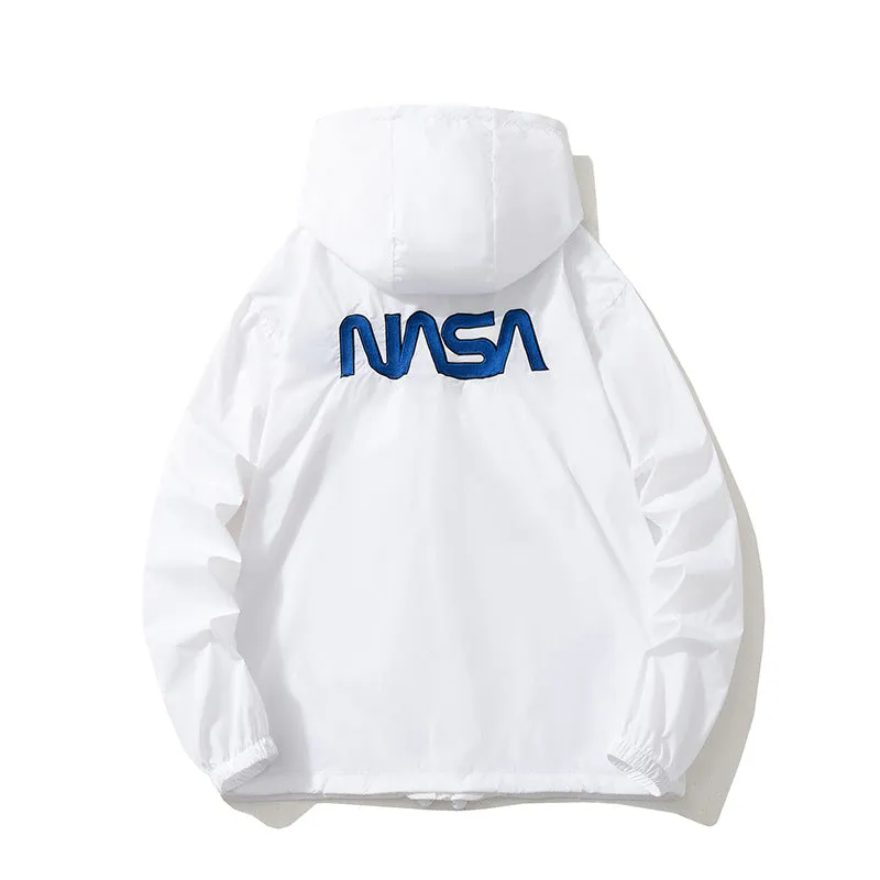 NASA Varsity Jacket Embroidered Coat Men's Jacket Breathable Sun Protection Clothes
