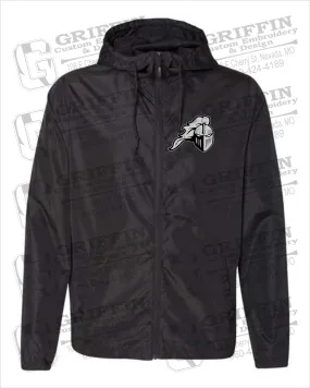 NEVC Knights Lightweight Windbreaker - Knights Helmet Logo