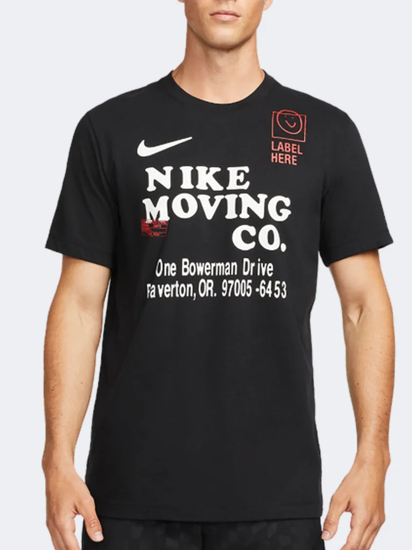 Nike 6 1 Dri Fit Men Training T-Shirt Black/White