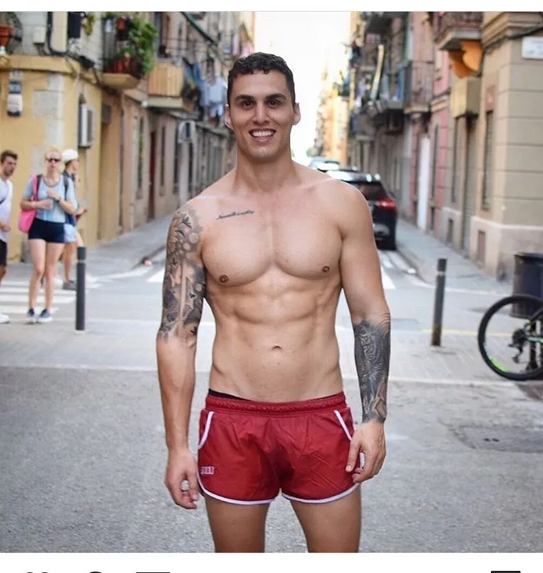 NIT Fox Swim Shorts Red
