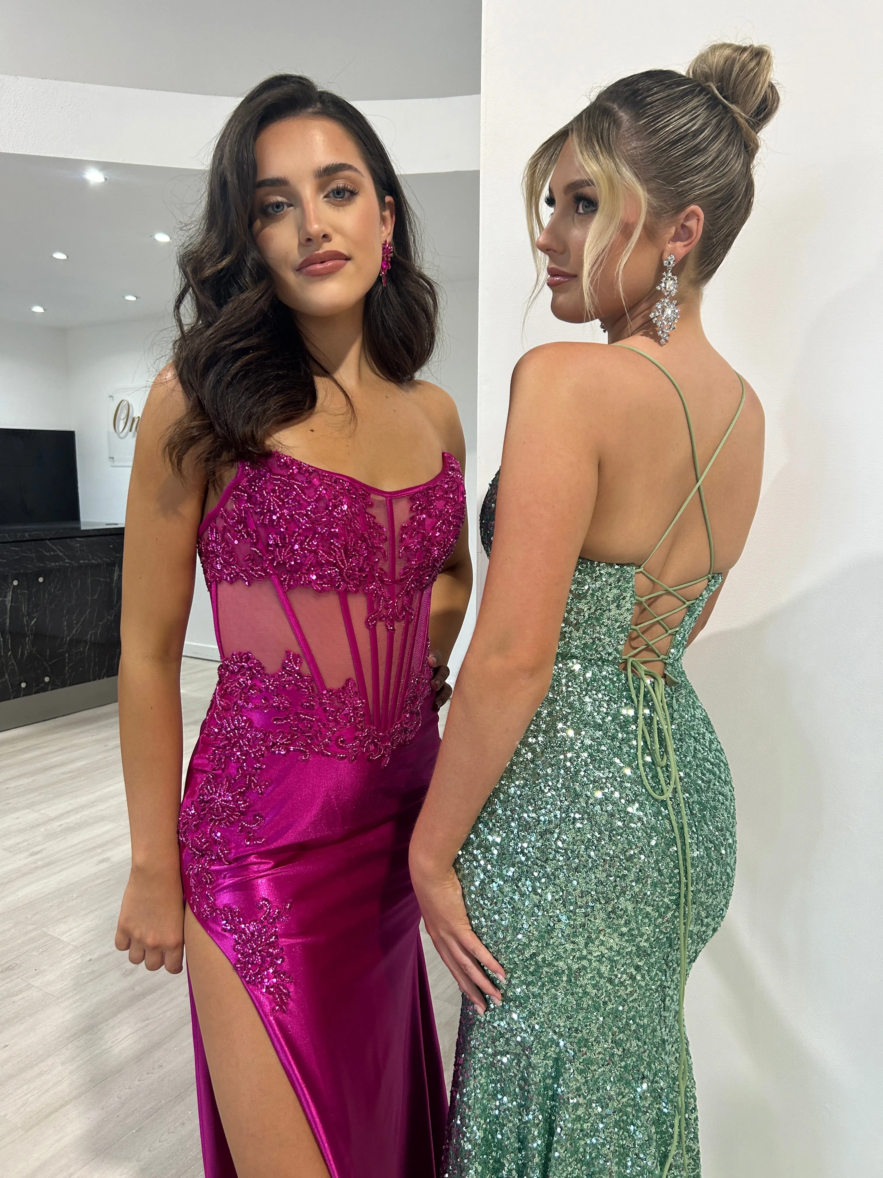 NORMA Sequin Hidden Corset Mermaid Prom & Formal Dress