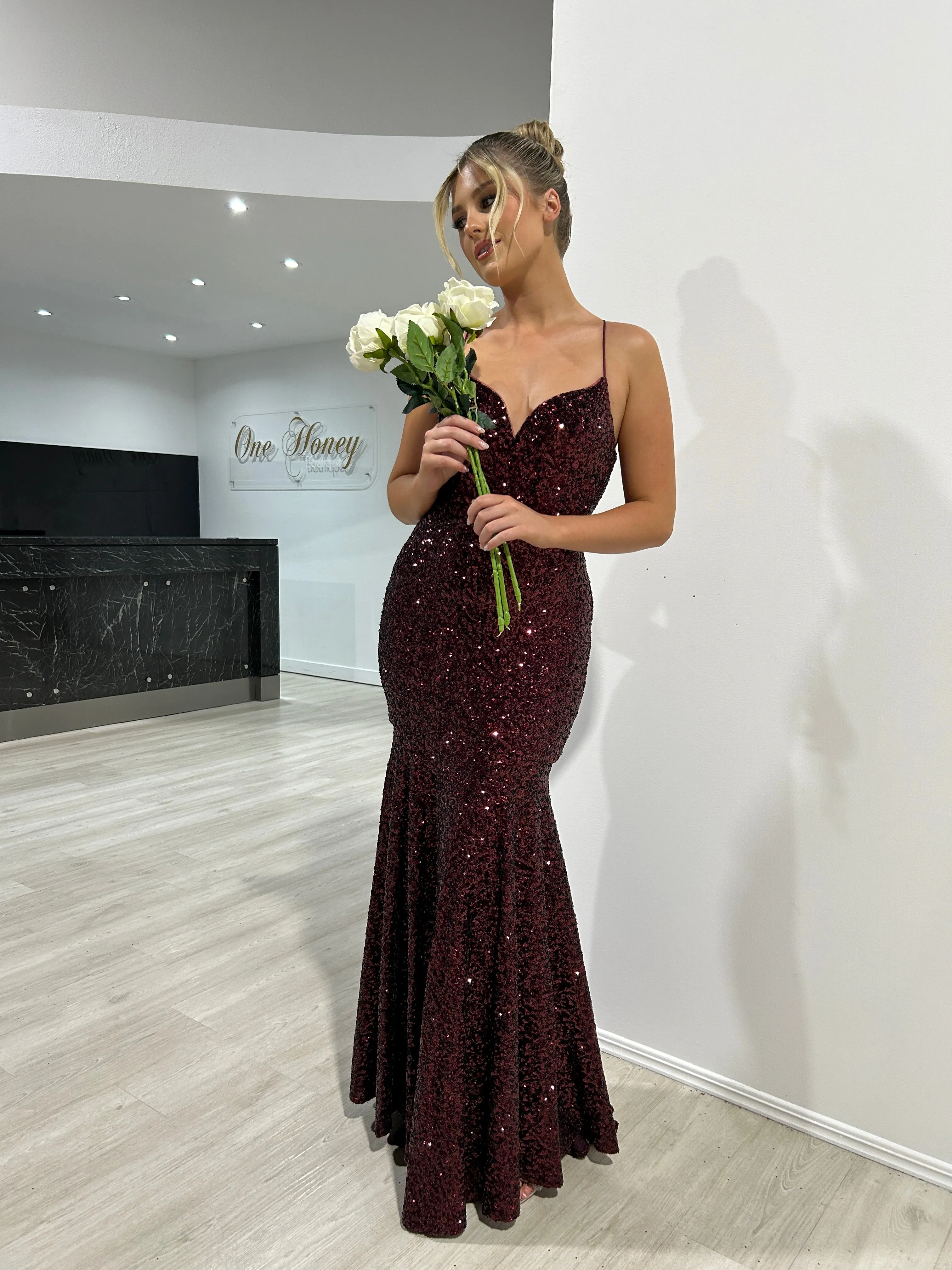 NORMA Sequin Hidden Corset Mermaid Prom & Formal Dress