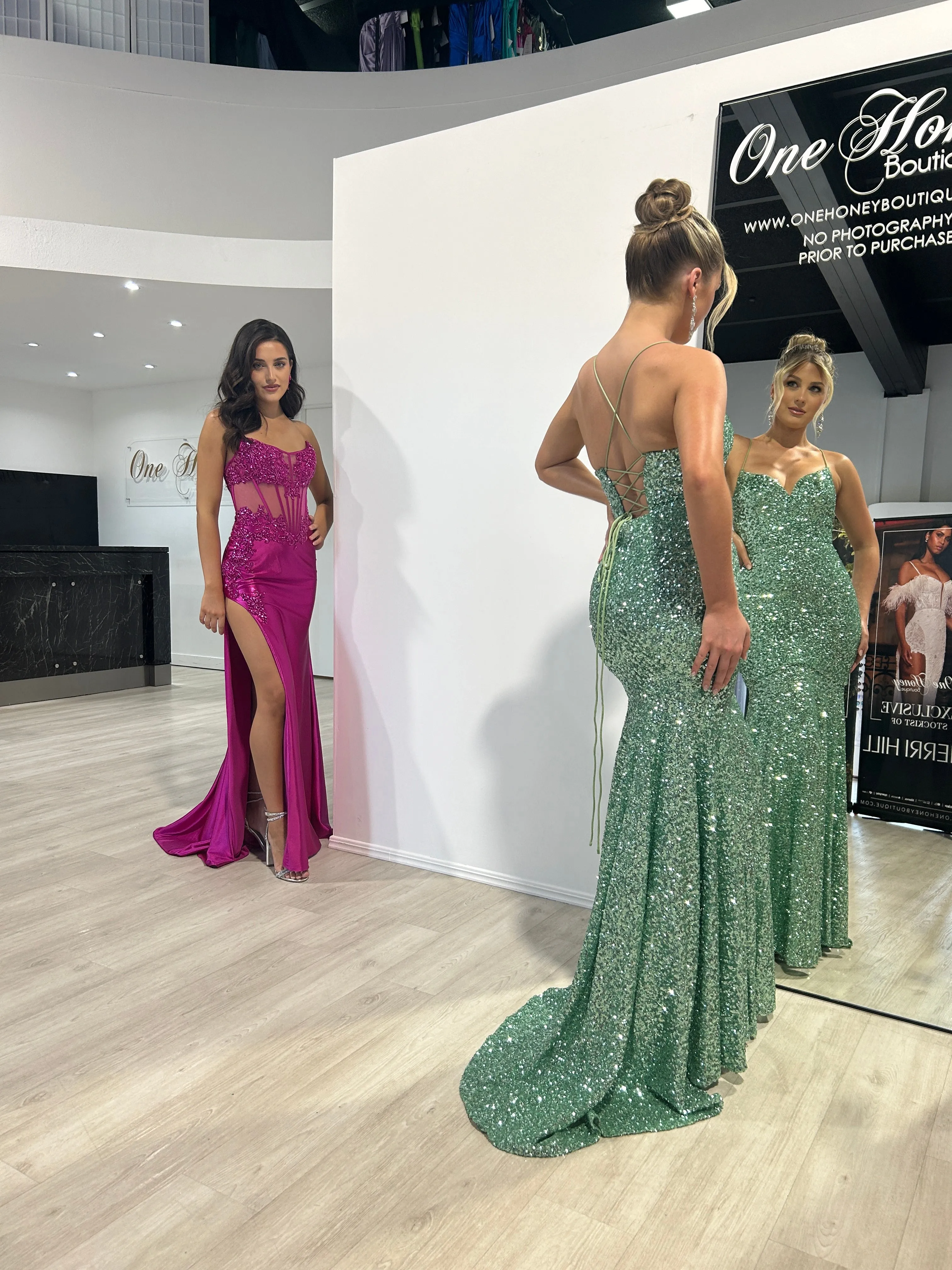 NORMA Sequin Hidden Corset Mermaid Prom & Formal Dress