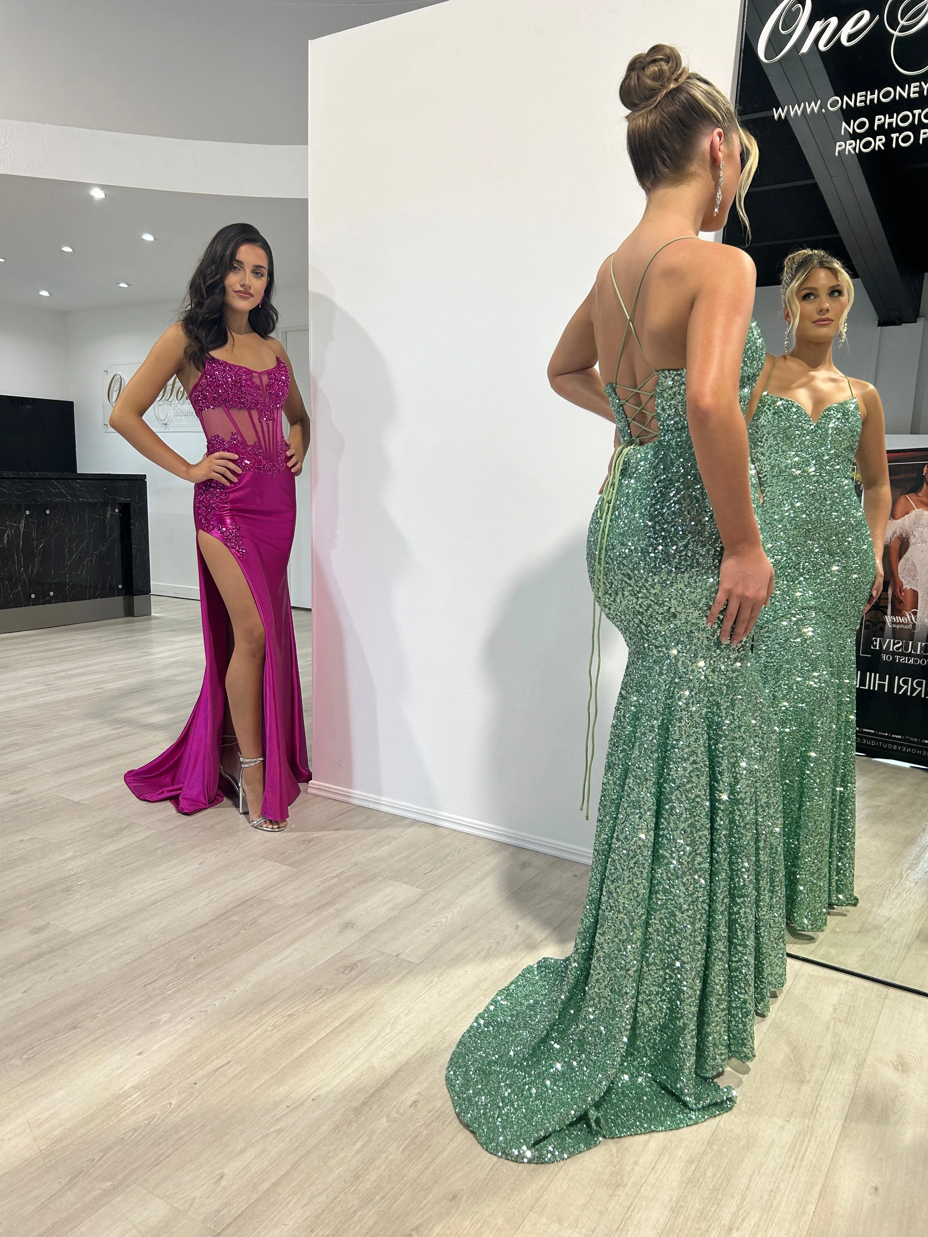 NORMA Sequin Hidden Corset Mermaid Prom & Formal Dress
