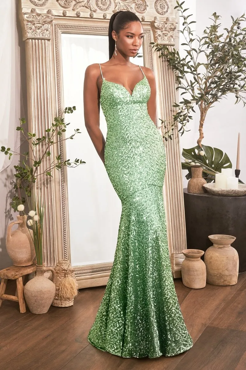 NORMA Sequin Hidden Corset Mermaid Prom & Formal Dress