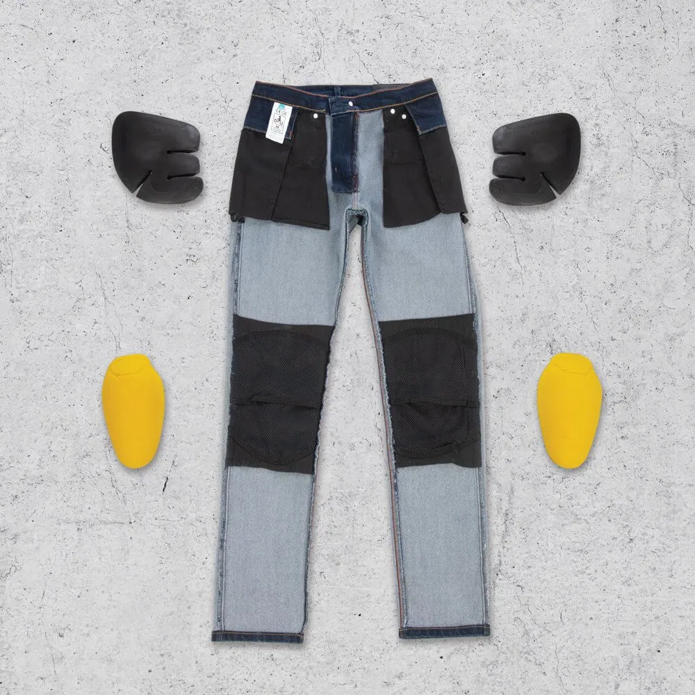 Oxford AA Slim Jeans Regular Mid Blue