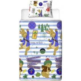 PETER RABBIT Single Bed Quilt Cover Set - Adventure