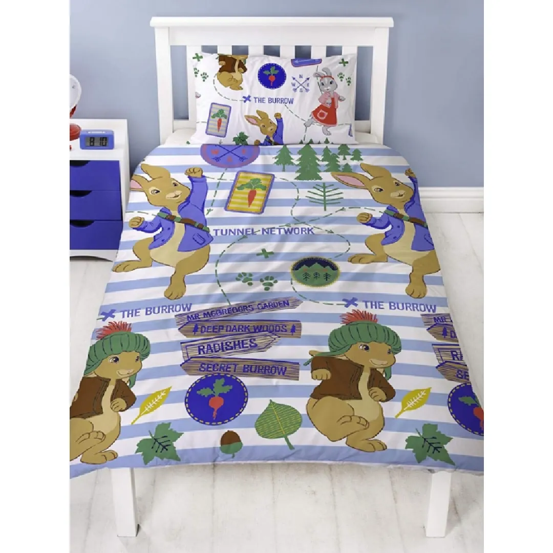 PETER RABBIT Single Bed Quilt Cover Set - Adventure