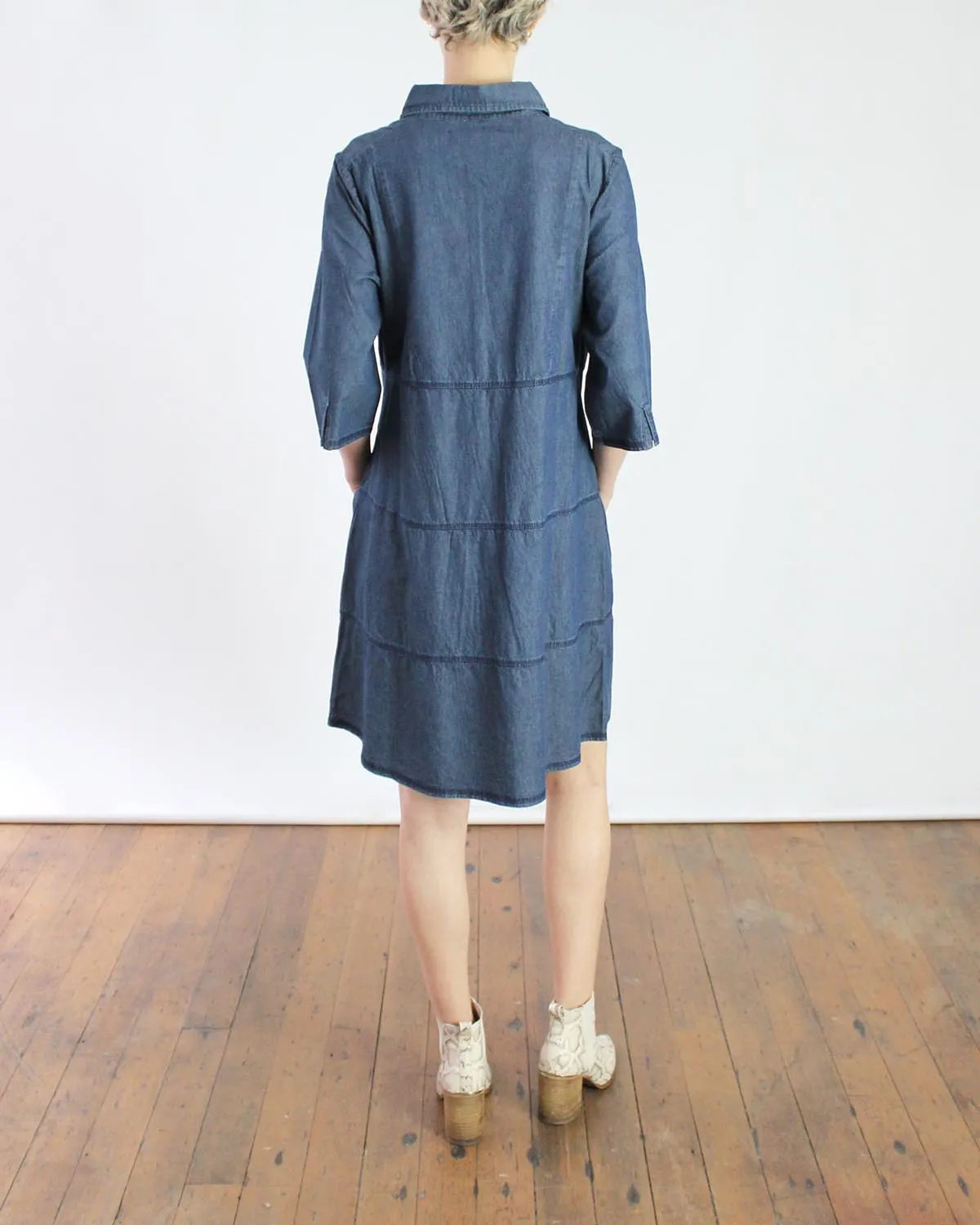 Pocket Lightweight Denim Dress