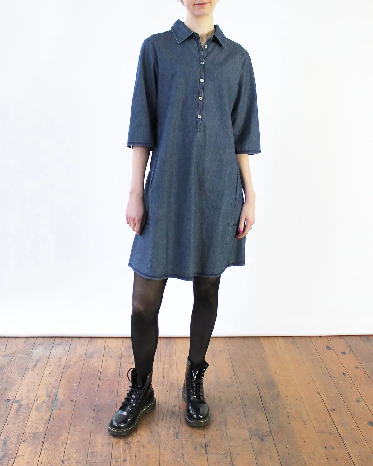 Pocket Lightweight Denim Dress