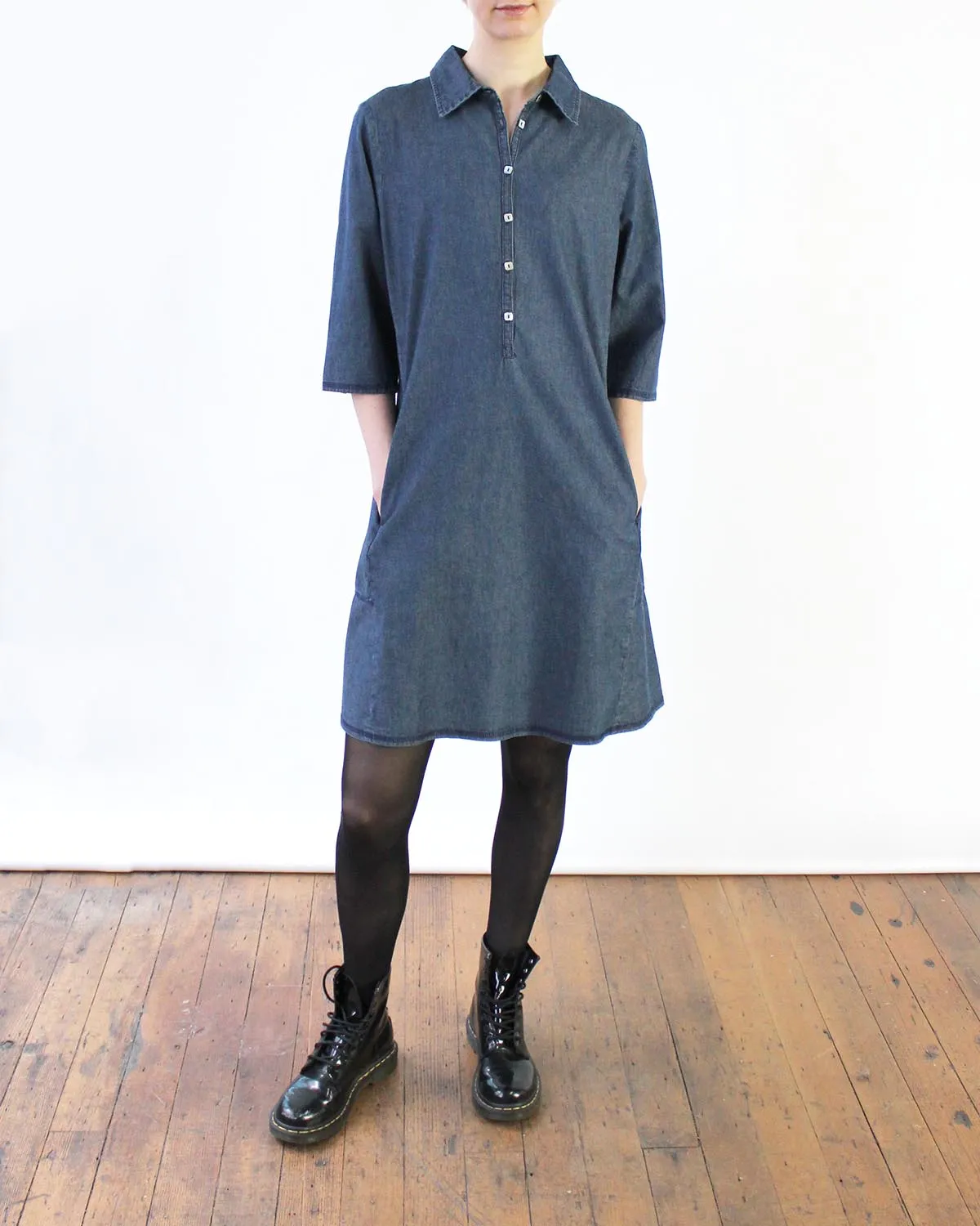 Pocket Lightweight Denim Dress