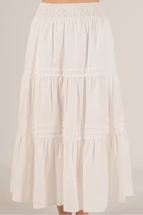 Poplin Midi Skirt