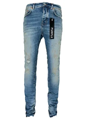 Purple Brand Jeans P001-FLIP Faded Light Indigo Painter