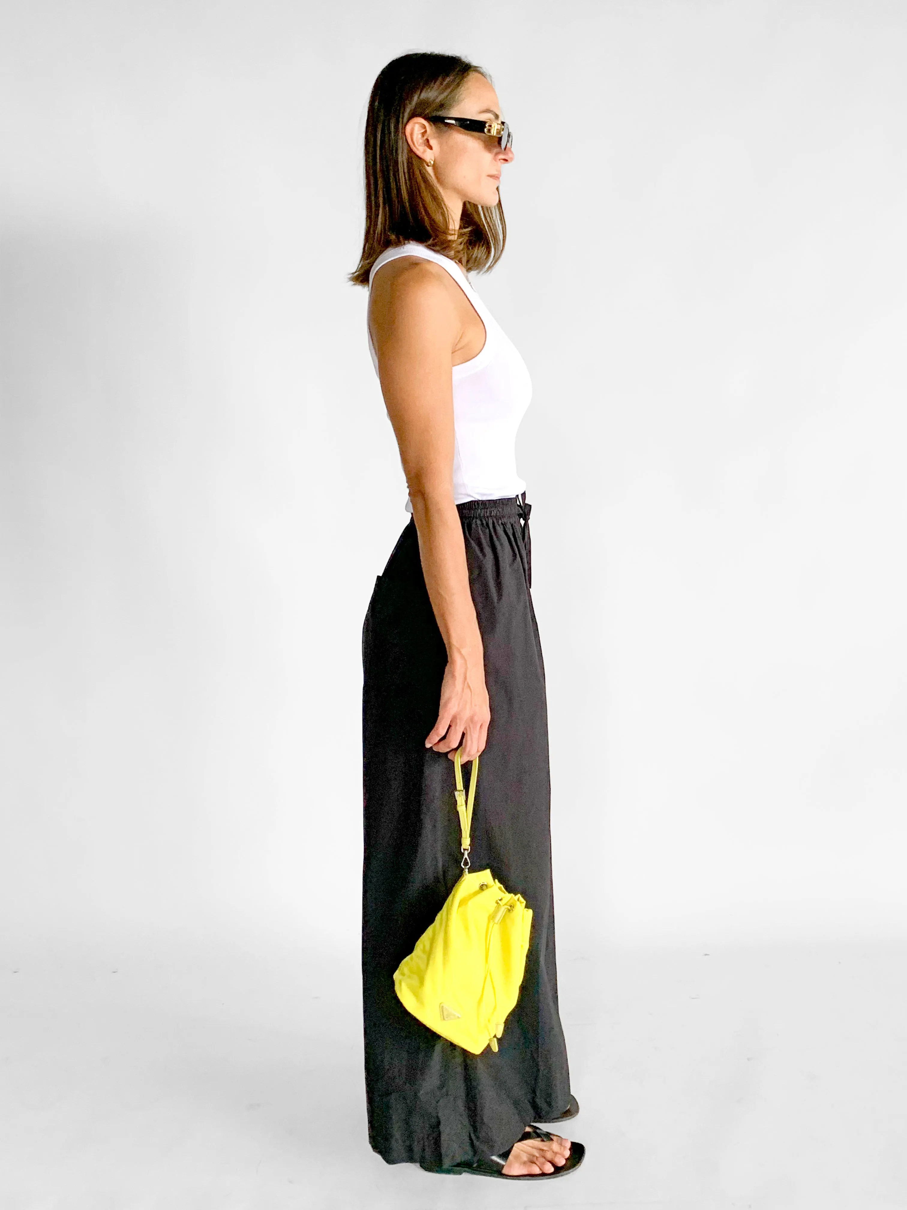 Relaxed Drawcord Skirt