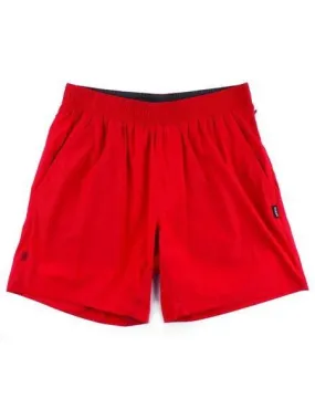 RHONE APPAREL Mako Training and Yoga Shorts Mars Red