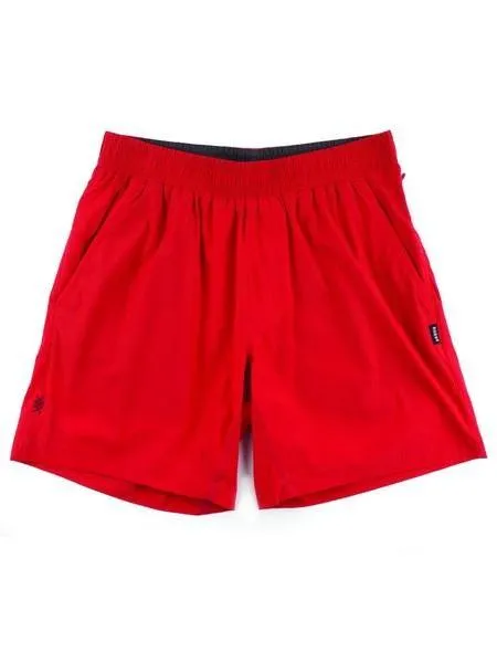 RHONE APPAREL Mako Training and Yoga Shorts Mars Red