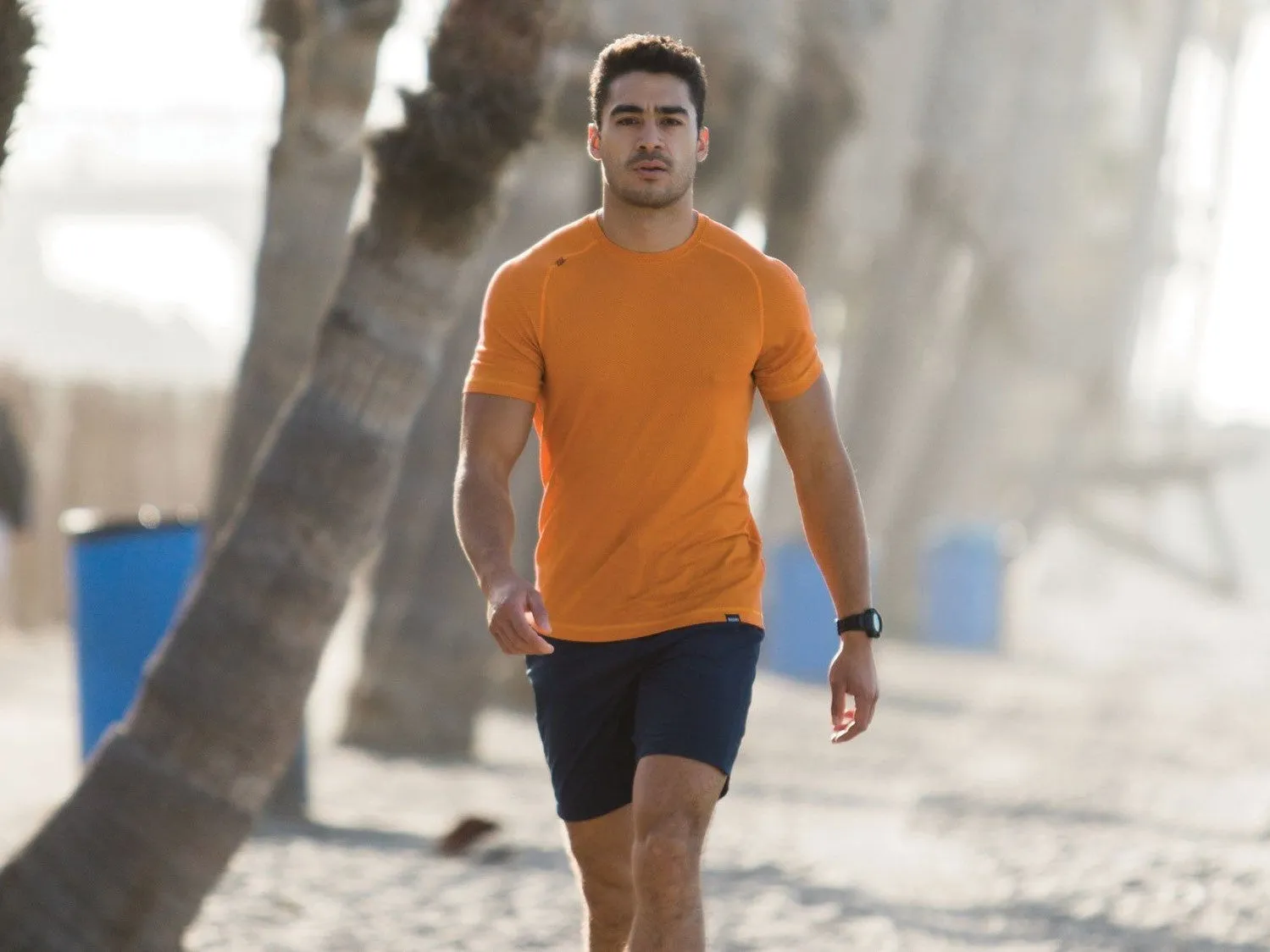 RHONE APPAREL Mako Training and Yoga Shorts Navy