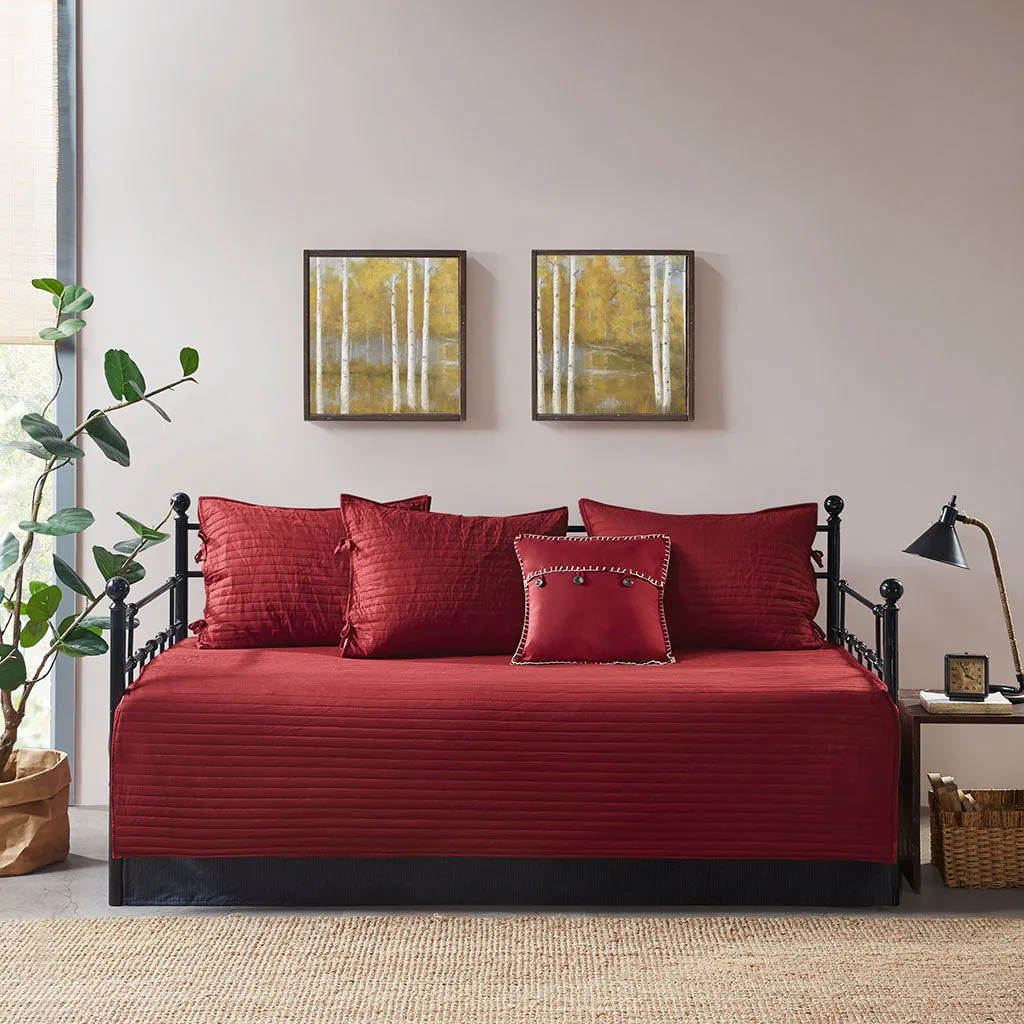 Ridge 6 Piece Reversible Daybed Cover Set