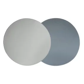 Round Reversible Placemat Steel Blue & Light Blue