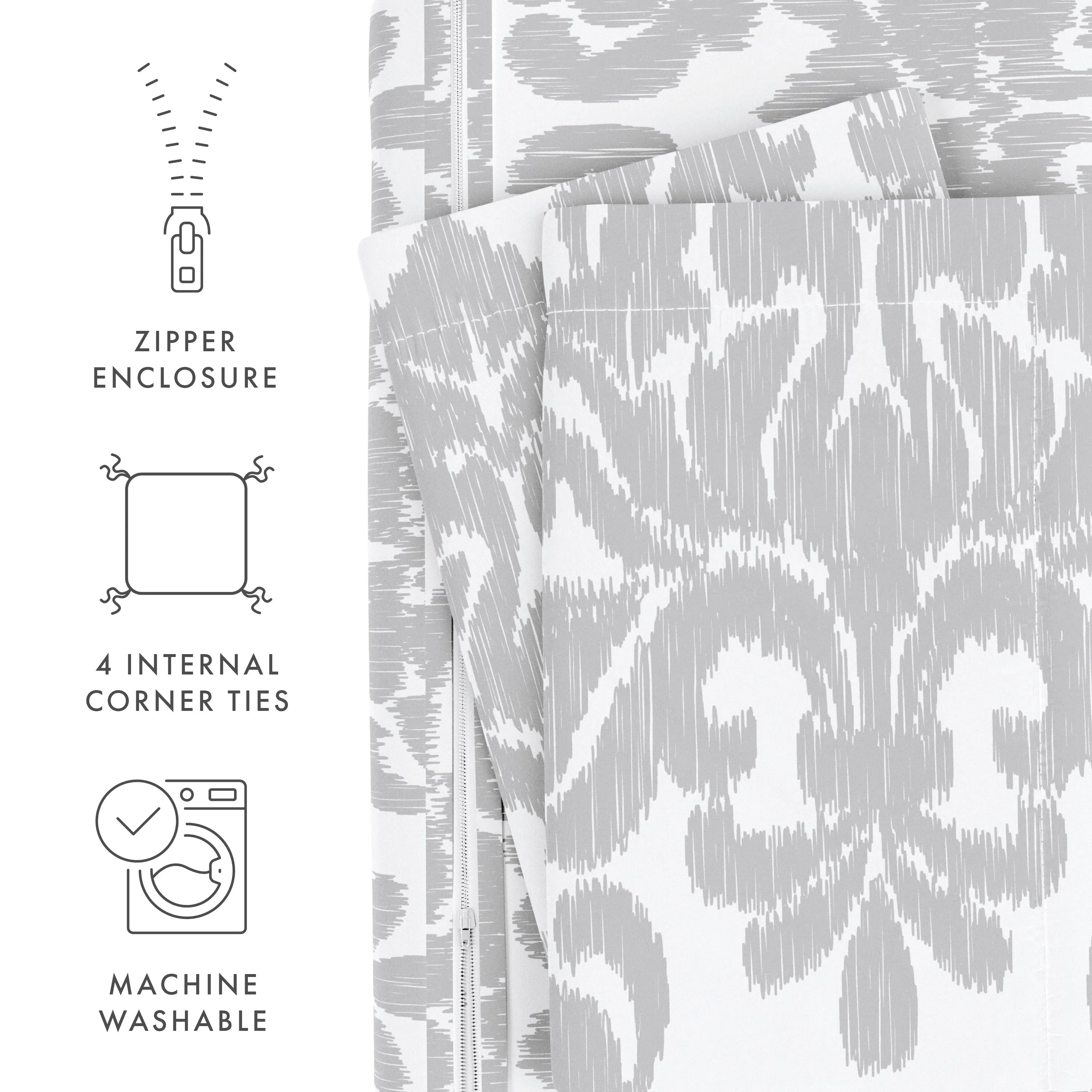 Sale - Pattern 3-Piece Duvet Cover Set