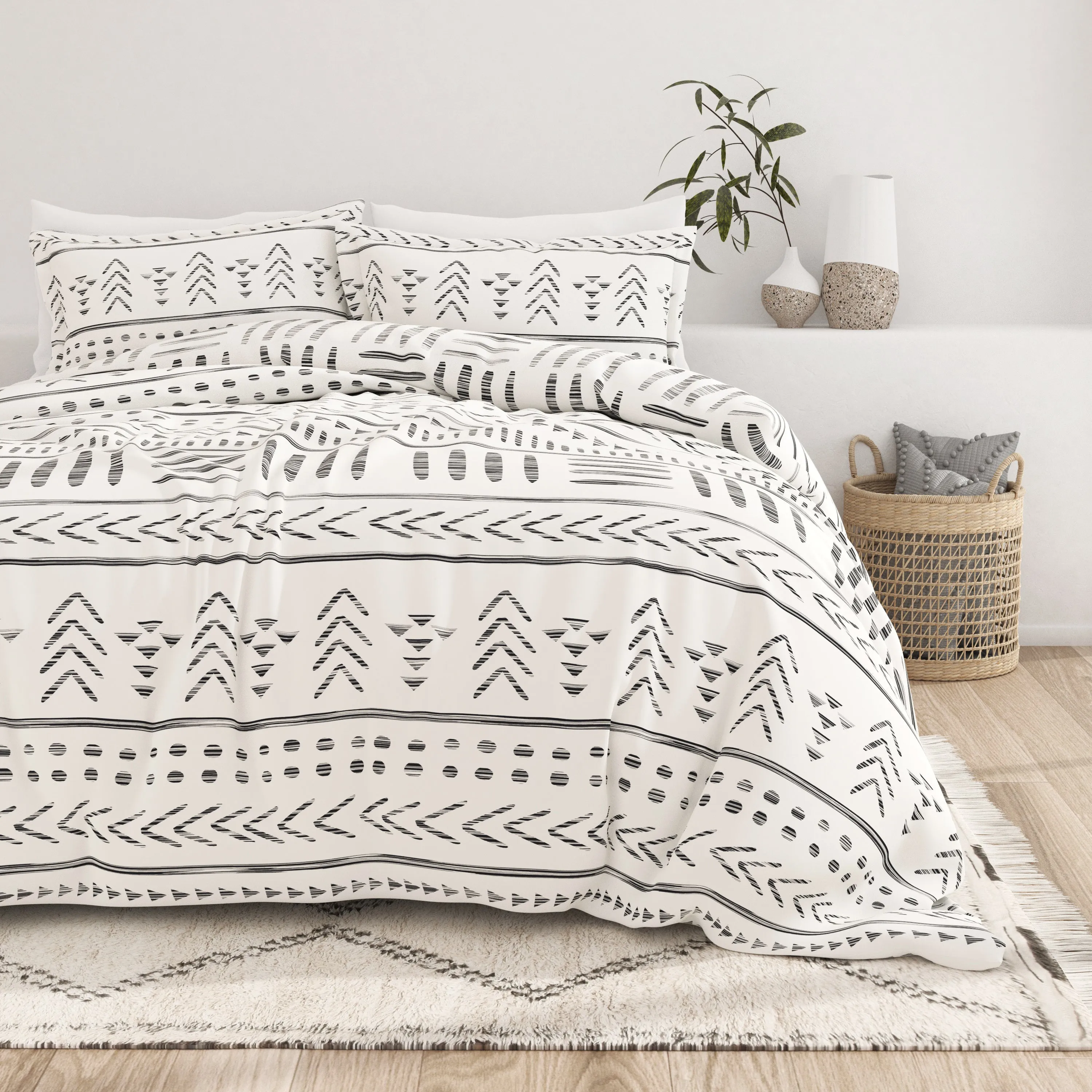 Sale - Pattern 3-Piece Duvet Cover Set