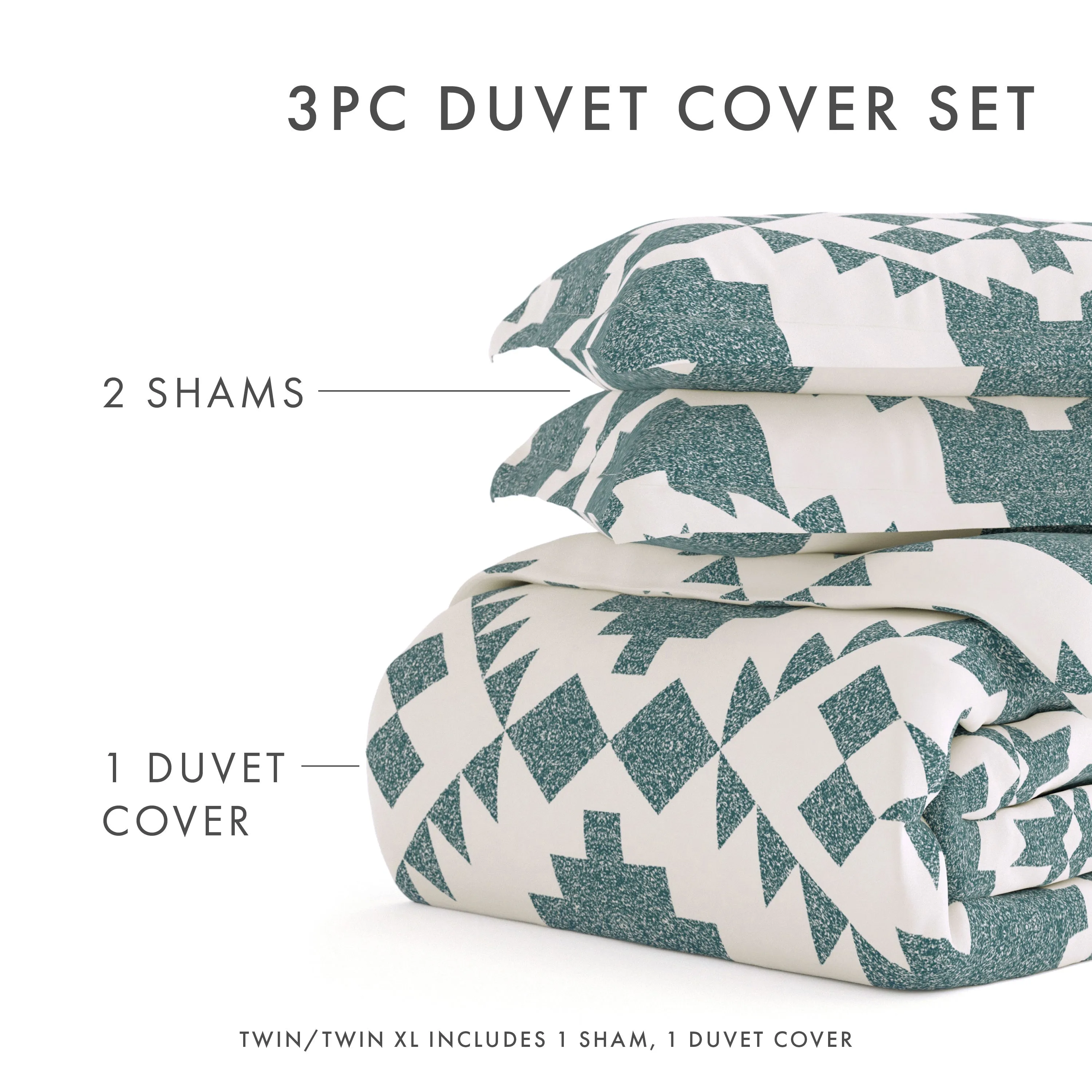 Sale - Pattern 3-Piece Duvet Cover Set
