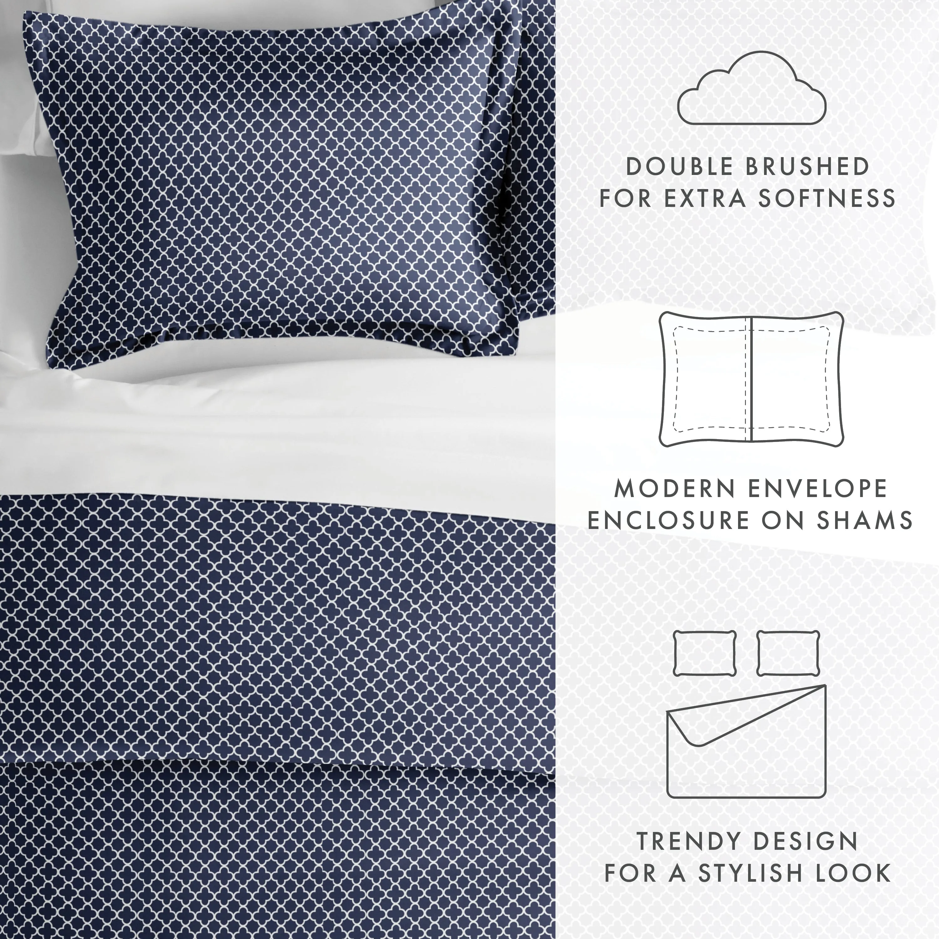 Sale - Pattern 3-Piece Duvet Cover Set