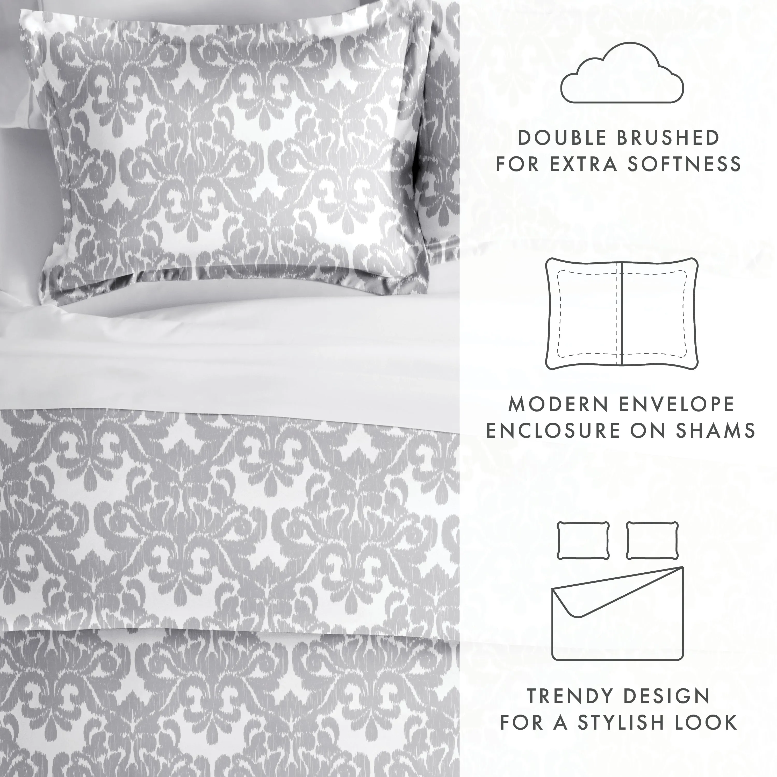 Sale - Pattern 3-Piece Duvet Cover Set