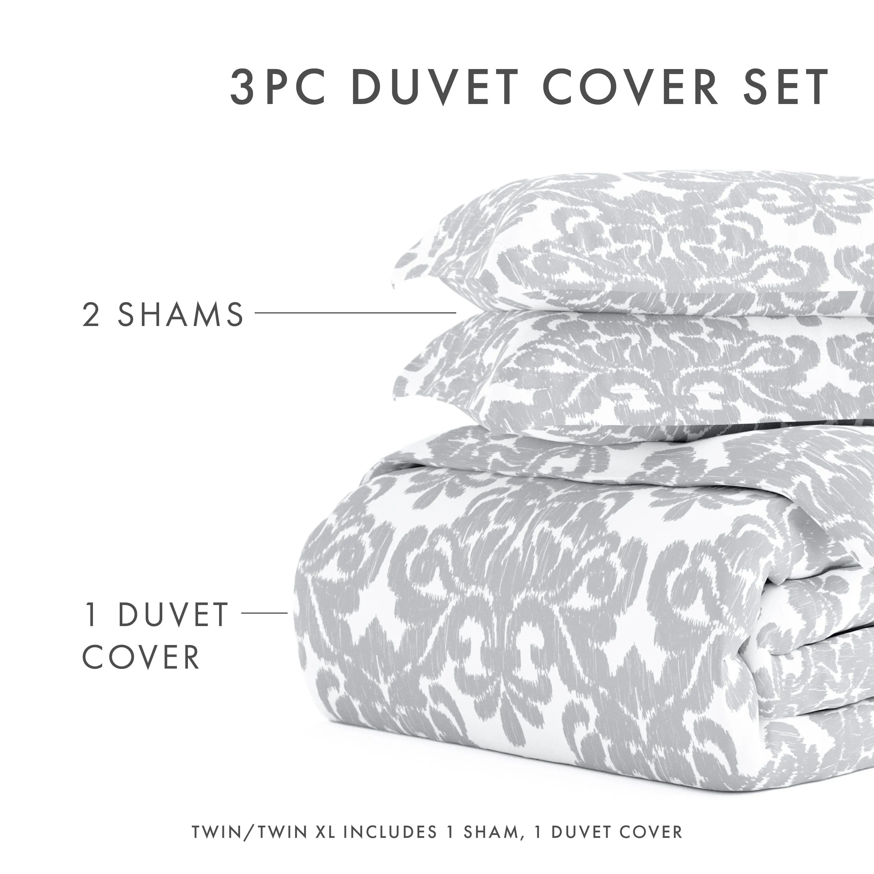 Sale - Pattern 3-Piece Duvet Cover Set
