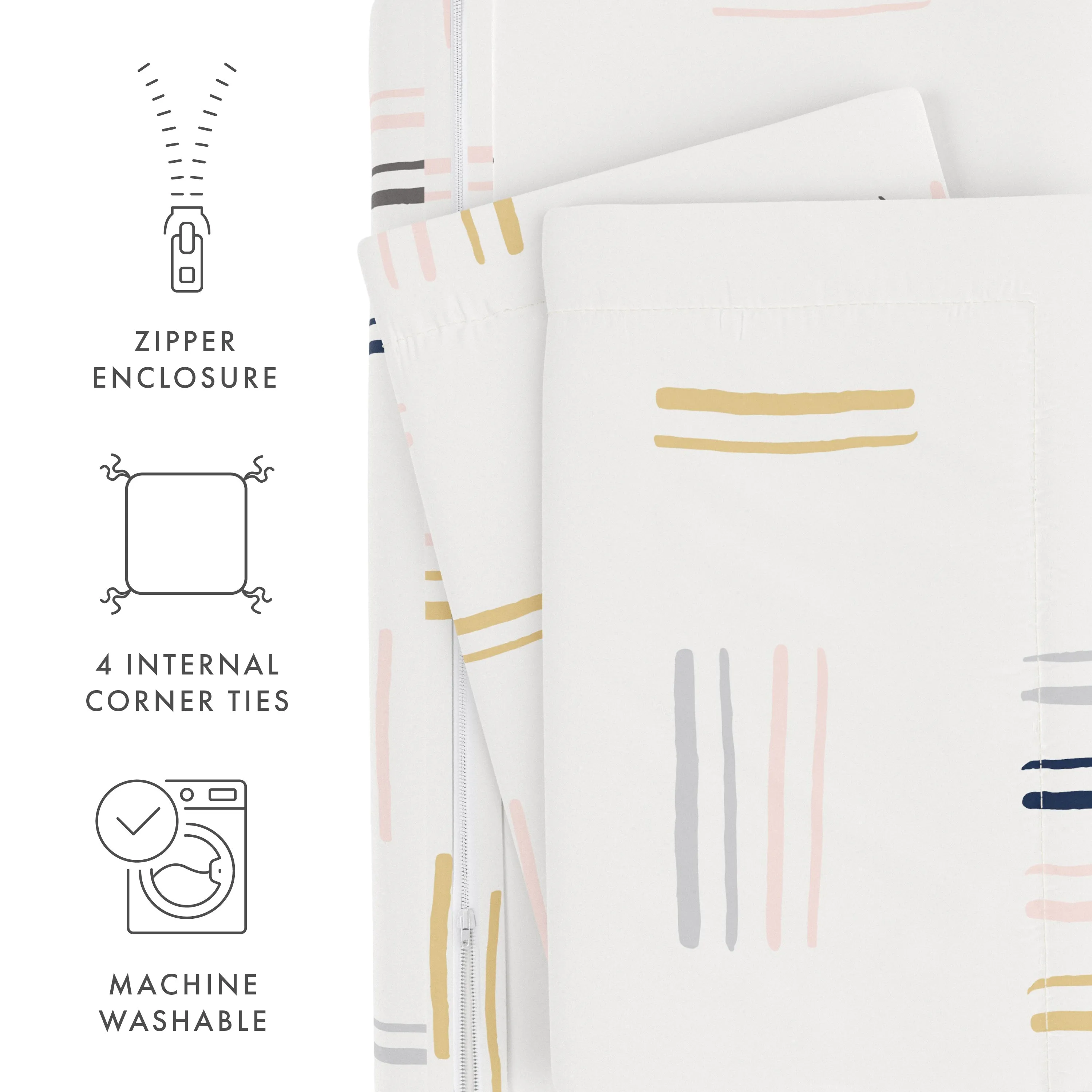 Sale - Pattern 3-Piece Duvet Cover Set