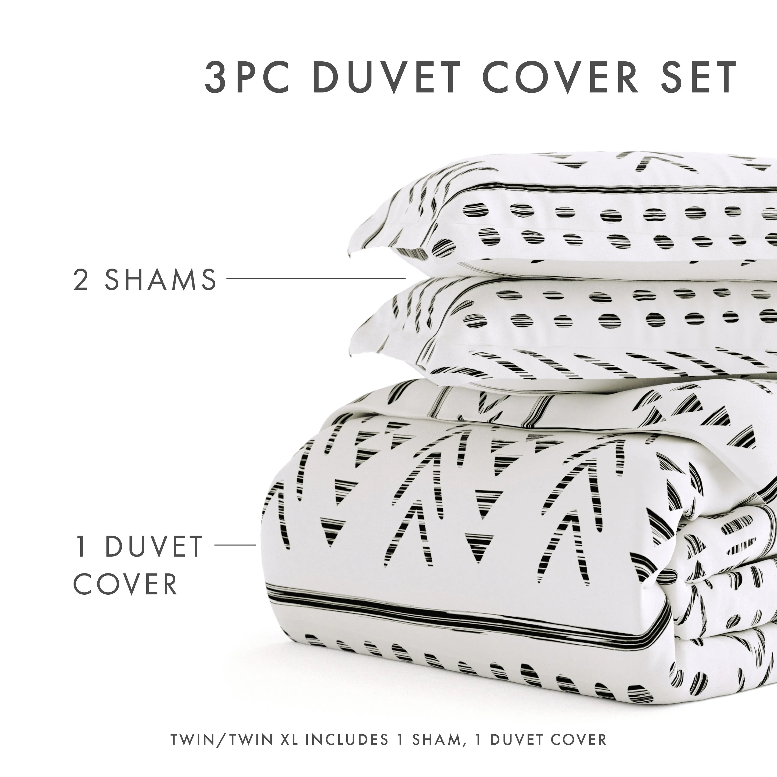 Sale - Pattern 3-Piece Duvet Cover Set