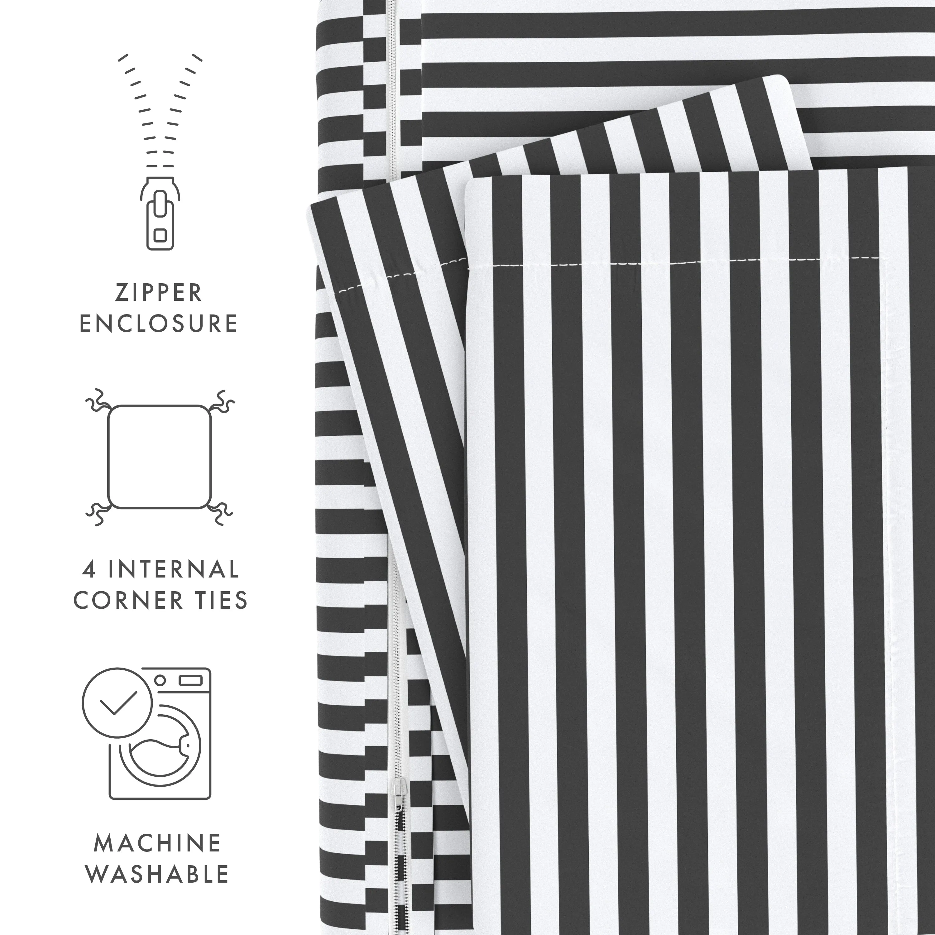 Sale - Pattern 3-Piece Duvet Cover Set
